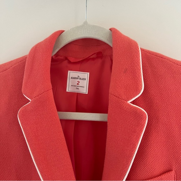 Gap Coral Two Button The Academy Blazer Cotton | Size 2 - Picture 7 of 9